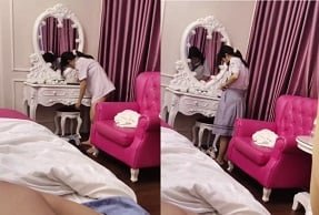 Учитель розовой рубашки показал горячий клип без обложки